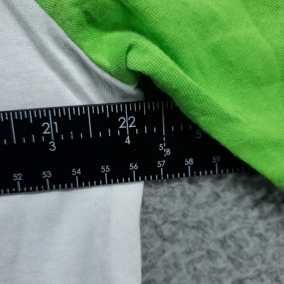 PATRON TEQUILA Organic Cotton JERSEY T SHIRT Med - Large White & Lime Green SOFT - Picture 5 of 9